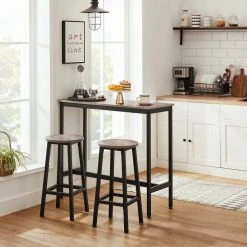 VASAGLE Bartisch »LBT10X LBT010B02«, Küchentisch, 100 x 40 x 90 cm Greige, Vintage -Vasagleau Geschaft 4e724612 2066 49cd 927c 2c8639a7edcc