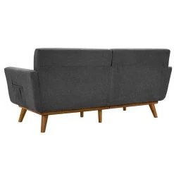 VASAGLE 3-Sitzer »LCS030«, Couch für Wohnzimmer, Beine aus Massivholz, Mid-Century Stil, 191 x 80,5 x 86 cm Beige, Grau -Vasagleau Geschaft 535024d1 6d9a 4f85 84ce 2b872059e5e5