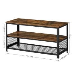 VASAGLE Lowboard »LTV50BX LTV40BX«, großer Fernsehtisch, TV-Schrank, Konsolentisch, 140/100 x 40 x 51,5 cm (L x B x H), Schlafzimmer, Wohnzimmer, Vintage 24 VASAGLE Lowboard »LTV50BX LTV40BX«, großer Fernsehtisch, TV-Schrank, Konsolentisch, 140/100 x 40 x 51,5 cm (L x B x H), Schlafzimmer, Wohnzimmer, Vintage -Vasagleau Geschaft 54aff651 816d 4636 9bcf 882a129a8151