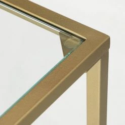 VASAGLE Beistelltisch »LGT030W01 LGT030A01«, Couchtisch mit 2 Ebenen, aus Hartglas, Gold-Transparent -Vasagleau Geschaft 55a7a721 92f8 454c 8798 054e11437ab2