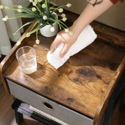 VASAGLE Nachttisch »LET64X«, Beistelltisch, Nachtschrank, Ablage mit herausnehmbarer Stoffschublade -Vasagleau Geschaft 5908f61d c0d9 4568 be96 4b805e6f785a