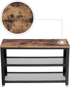 VASAGLE Schuhbank »LBS73 LBS74 LBS078«, Schuhregal mit Sitzfläche, Schuhablage, Flur, verschiedene Größen, vintage Grau -Vasagleau Geschaft 5c66c7a5 6b0d 4831 82c7 b5367c672f14