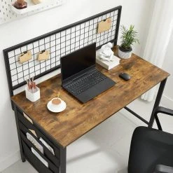 VASAGLE Computertisch »LWD053B01«, Schreibtisch mit Gitterwand, vintage -Vasagleau Geschaft 60273aad fe3a 4c91 ae56 a6d70cba8ae6