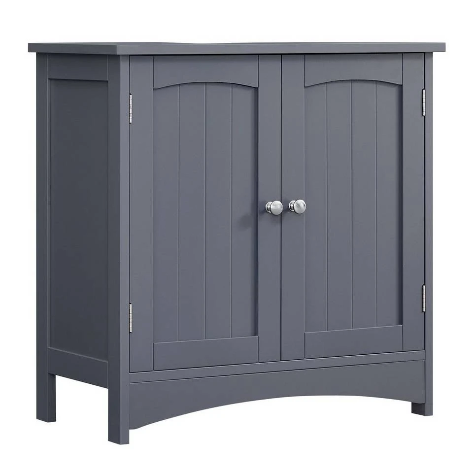 VASAGLE Waschbeckenunterschrank »BBC01WT BBC001G01« Unterschrank, 60 x 60 x 30 cm, Landhausstil Grau, Weiß 11 VASAGLE Waschbeckenunterschrank »BBC01WT BBC001G01« Unterschrank, 60 x 60 x 30 cm, Landhausstil Grau, Weiß – Bild 10