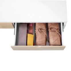 VASAGLE Schminktisch »RDT32K«, Frisiertisch, Kosmetiktisch mit Hocker, 4 Schubladen, weiß-naturfarben 13 VASAGLE Schminktisch »RDT32K«, Frisiertisch, Kosmetiktisch mit Hocker, 4 Schubladen, weiß-naturfarben -Vasagleau Geschaft 6237e968 a7e2 49a4 86aa 885836d385de