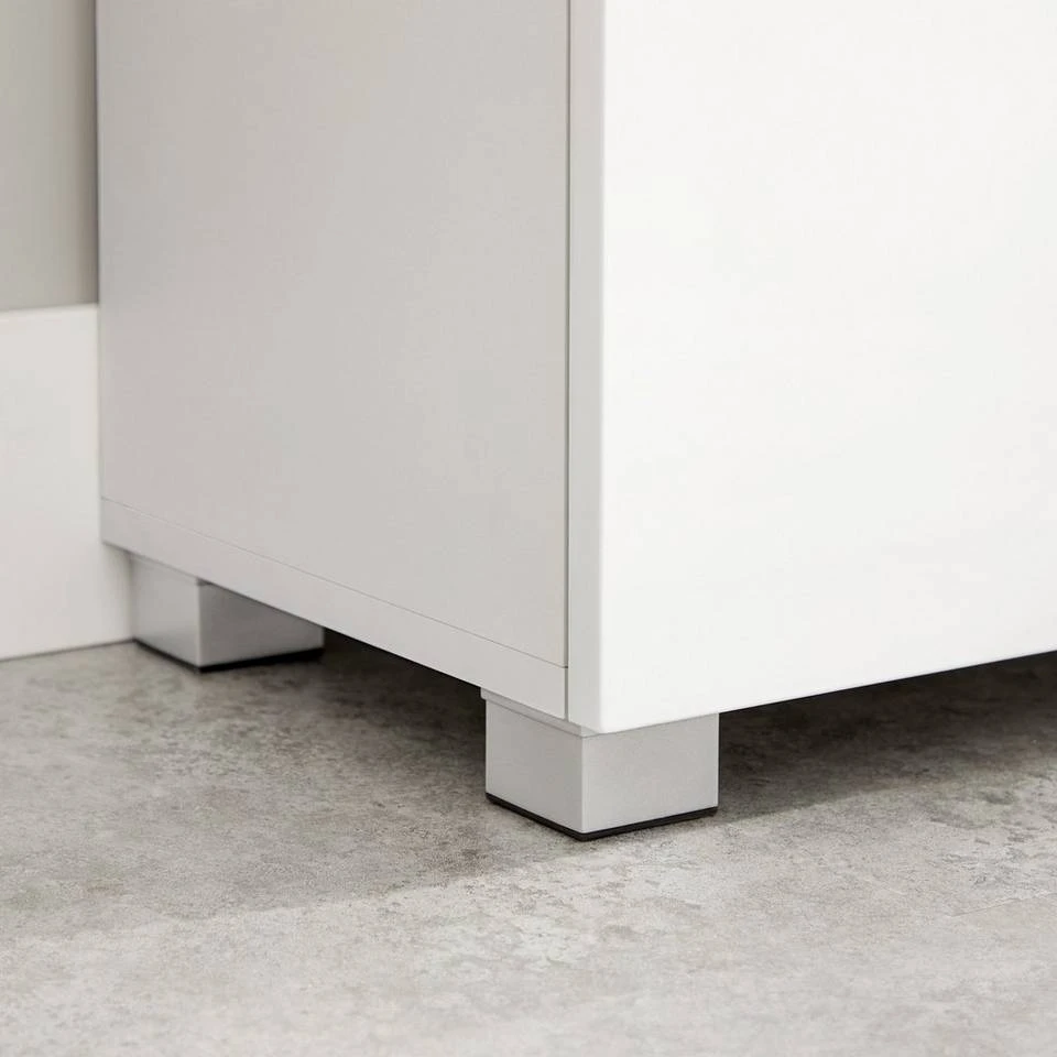 VASAGLE Waschbeckenunterschrank »BBK110W01« Badezimmerschrank mit Doppeltür, 60 x 30 x 63 cm, weiß 8 VASAGLE Waschbeckenunterschrank »BBK110W01« Badezimmerschrank mit Doppeltür, 60 x 30 x 63 cm, weiß – Bild 6