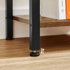 VASAGLE Bücherregal »LLS101B01 LLS100B01«, Standregal, DVD-Regal, mit 6 Ebenen, Wohnzimmer, Schlafzimmer, Kinderzimmer, vintage-schwarz -Vasagleau Geschaft 63c661ae 1007 4bb8 9ce2 0696721243bb