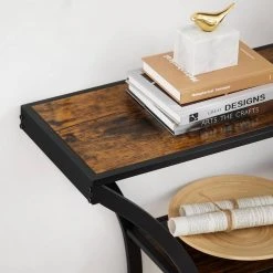 VASAGLE Konsolentisch »LNT089B01«, Flurtisch, verlängerte Tischplatte, Wohnzimmer, Flur, Schlafzimmer, vintage 15 VASAGLE Konsolentisch »LNT089B01«, Flurtisch, verlängerte Tischplatte, Wohnzimmer, Flur, Schlafzimmer, vintage -Vasagleau Geschaft 654dc87f df58 44a6 93cd dfadcdca1c52