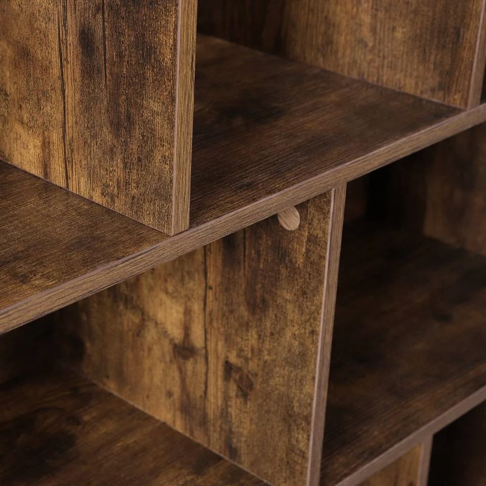 VASAGLE Bücherregal »LBC52BX LBC52NL«, Standregal aus Holz, vintage Eiche 8 VASAGLE Bücherregal »LBC52BX LBC52NL«, Standregal aus Holz, vintage Eiche – Bild 6