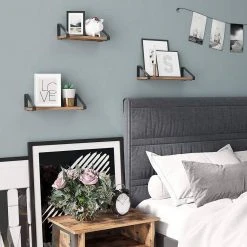 VASAGLE Wandregal »LWS33BX«, Schweberegal, Hängeregal, 3er Set, vintage -Vasagleau Geschaft 69b4842f b76f 433a bc5f 160a8c4319c6