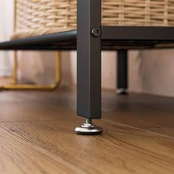 VASAGLE Garderobenständer »HSR40B«, Kleiderständer mit 9 Haken, Schuhregal mit 3 Ablagen und stilvollen Griffen, 183 cm hoch, Industrie-Design Grau, Vintage, Wei&szlig; -Vasagleau Geschaft 69d4114b b230 46d8 b2b9 cd16873a3689