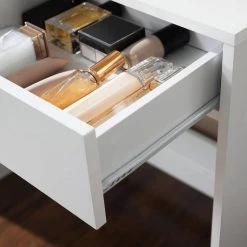 VASAGLE Schminktisch »RDT114W01«, Frisiertisch,Kosmetiktisch mit Spiegel und Glühbirnen, mit 2 Schubladen,weiß -Vasagleau Geschaft 69fa28b5 de22 48b0 a8ed 678f2d7c5e38