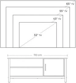 VASAGLE Lowboard »LTV42BX«, TV-schrank, für Fernseher bis 48 Zoll, vintage 15 VASAGLE Lowboard »LTV42BX«, TV-schrank, für Fernseher bis 48 Zoll, vintage -Vasagleau Geschaft 71676e3a ef76 420b 87eb 95e788245f49