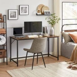 VASAGLE Schreibtisch »LWD41X LWD038 039 041 043«, Computertisch, 80/100/120/140 x 50 x 75 cm, Arbeitszimmer, Büro, einfacher Aufbau, Industrie-Design Grau, Vintage -Vasagleau Geschaft 76e524a7 1075 4e17 9ea0 613eebab31eb