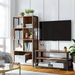 VASAGLE Bücherregal »LBC028B01 LBC027B01«, Bücherschrank, Standregal, für Dekoartikel, Bilderrahmen, Schlafzimmer, Wohnzimmer, vintage -Vasagleau Geschaft 78cf3b79 90fa 4637 bd4e 14ad21d98aa5