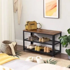 VASAGLE Schuhbank »LBS73 LBS74 LBS078«, Schuhregal mit Sitzfläche, Schuhablage, Flur, verschiedene Größen, vintage Grau -Vasagleau Geschaft 7b9e84b0 7dbe 4ee1 b3fb 92e219590ed4