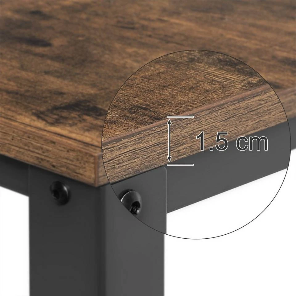 VASAGLE Konsolentisch »LNT80X LNT86X«, Konsolentisch, Beistelltisch, Flurtisch, vintage Vintage-schwarz 15 VASAGLE Konsolentisch »LNT80X LNT86X«, Konsolentisch, Beistelltisch, Flurtisch, vintage Vintage-schwarz – Bild 13