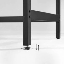 VASAGLE Computertisch »LWD047B16«, Schreibtisch, PC-Tisch, mit 2 Ablagen, für Büro, Wohnzimmer, schwarz -Vasagleau Geschaft 7ce83a98 e9ab 4e2a a8b4 03c08c8659b1