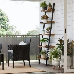 VASAGLE Standregal »LLS047B01«, Bücherregal, Leiterregal, Wandregal, vintage -Vasagleau Geschaft 7e45db2a e390 4335 82c8 d89d9905f04a