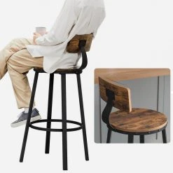 VASAGLE Barhocker »LBC026B01V1/B02/076B01« (2 St), 2er Set Barstühle, Küchenstühle, Sitzhöhe 73 / 62.5 cm, vintage Greige-Schwarz, Vintagebraun-Schwarz 27 VASAGLE Barhocker »LBC026B01V1/B02/076B01« (2 St), 2er Set Barstühle, Küchenstühle, Sitzhöhe 73 / 62.5 cm, vintage Greige-Schwarz, Vintagebraun-Schwarz -Vasagleau Geschaft 7f6db882 7691 4a64 9d3a a18736ece4d8