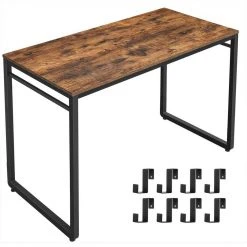 VASAGLE Schreibtisch »LWD59X LWD58X«, Computertisch, Bürotisch mit 8 Haken, Arbeitszimmer, einfacher Aufbau, Metall, vintage -Vasagleau Geschaft 8360836e e68f 4148 b6c0 dd2e03b2b4ee