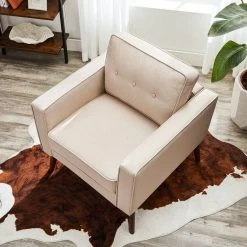 VASAGLE Relaxsessel »LAC003G01 LAC003M01«, Fernsehsessel, Loungesessel, mit Sitzkissen, für Wohnzimmer, Büro Beige, Grau -Vasagleau Geschaft 86ceaae8 b736 4ff8 a043 e6c2f1d09846