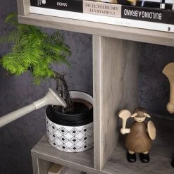 VASAGLE Bücherregal »LBC61BX LBC61WT LBC061M01 LBC41BX«, Standregal, Würfelregal, 4 Fächer, vintage Grau, Wei&szlig; -Vasagleau Geschaft 8c2a813e 9daa 413e 8f6c 1a520b7a7400