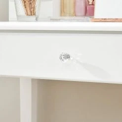 VASAGLE Schminktisch »RDT151W01«, Frisiertisch, Kosmetiktisch, mit 10 dimmbare Glühbirnen, gepolsterter Hocker -Vasagleau Geschaft 8d3b6a1a c0c0 459e 944f cd6f4e235e74