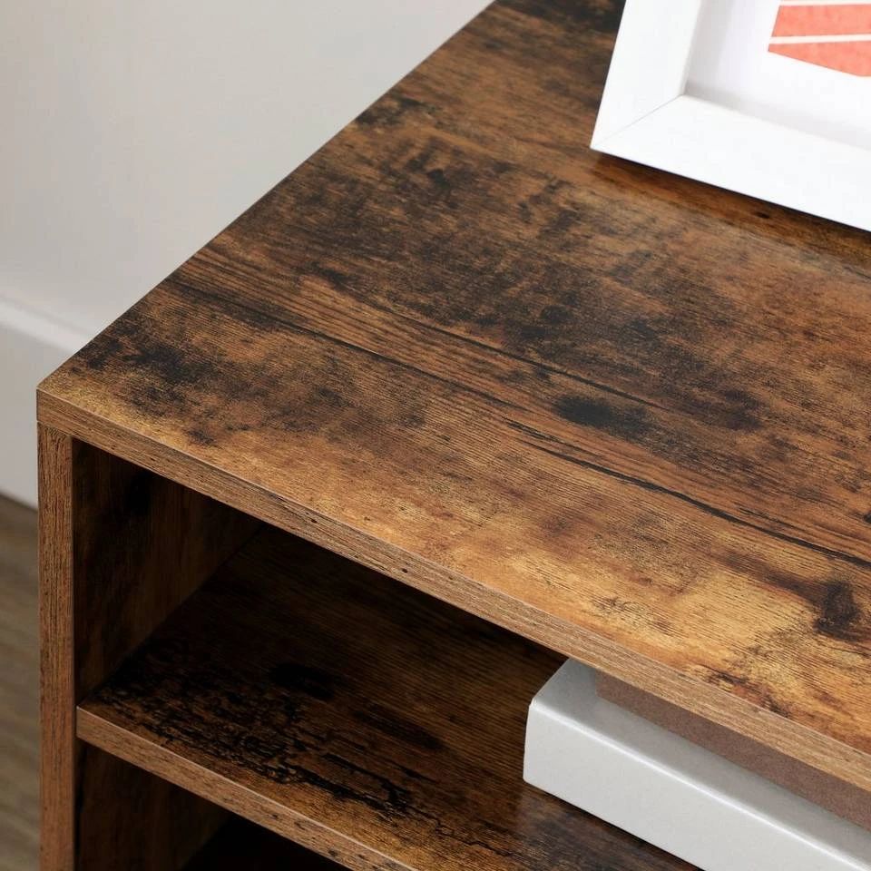 VASAGLE Lowboard »LTV09 LTV120«, Retro TV-Regal, Fernsehtisch, Fernsehschrank, 110/120 x 40 x 49 cm Greige, Vintage, Weiß 16 VASAGLE Lowboard »LTV09 LTV120«, Retro TV-Regal, Fernsehtisch, Fernsehschrank, 110/120 x 40 x 49 cm Greige, Vintage, Weiß – Bild 14