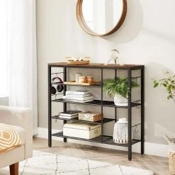 VASAGLE Schuhregal »LBS021B01«, Schuhschrank, für 14 Paar Schuhe, im Eingangsbereich, Industriestil, 100 x 30 x 90 cm -Vasagleau Geschaft 95972a25 41f4 4e48 a2a9 a2264f532686