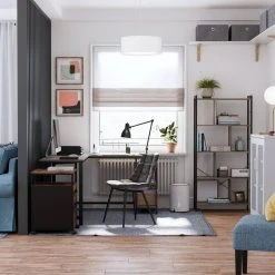 VASAGLE Schreibtisch »LWD72X LWD72MB«, L-förmiger Computertisch, Eckschreibtisch, greige Vintage -Vasagleau Geschaft 96fb8a5b 1ced 4807 8d08 f63d47932138