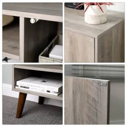 VASAGLE Lowboard »LTV09 LTV120«, Retro TV-Regal, Fernsehtisch, Fernsehschrank, 110/120 x 40 x 49 cm Greige, Vintage, Weiß 40 VASAGLE Lowboard »LTV09 LTV120«, Retro TV-Regal, Fernsehtisch, Fernsehschrank, 110/120 x 40 x 49 cm Greige, Vintage, Weiß -Vasagleau Geschaft 9708d114 bab4 479a a98e b02a1fef6a87