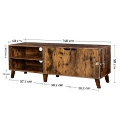 VASAGLE Lowboard »LTV027X01«, TV-Schrank, Fernsehtisch, TV-Regal für Fernseher bis zu 60 Zoll, mit verstellbaren Ablagen -Vasagleau Geschaft 9ab1c583 8649 45ce 9aa1 1698f1aba30b
