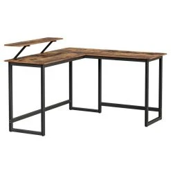 VASAGLE Eckschreibtisch »LWD56 LWD056«, Eckschreibtisch, L-förmiger Computertisch, beweglichem Monitoraufsatz, Büro, Gaming, Metall Grau, Schwarz, Vintage 35 VASAGLE Eckschreibtisch »LWD56 LWD056«, Eckschreibtisch, L-förmiger Computertisch, beweglichem Monitoraufsatz, Büro, Gaming, Metall Grau, Schwarz, Vintage -Vasagleau Geschaft 9bd92c0a eb45 43d3 8869 d69fd9a8eda9