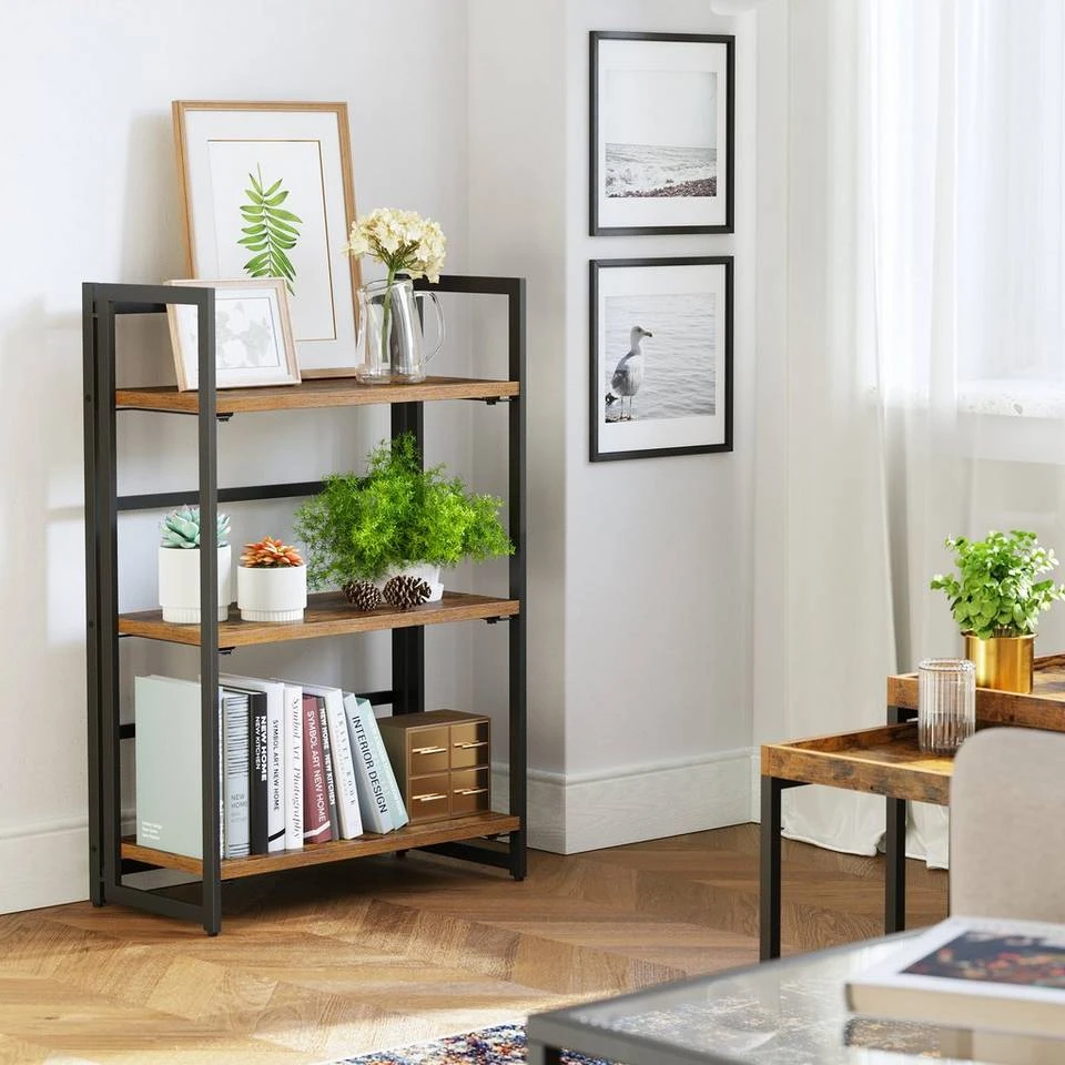 VASAGLE Standregal »LLS66X LLS88X«, Standregal, Bücherregal, Klappregal, vintage 3 VASAGLE Standregal »LLS66X LLS88X«, Standregal, Bücherregal, Klappregal, vintage