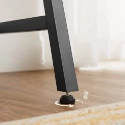 VASAGLE Schreibtisch »LWD40X LWD040B02«, Computertisch, Büro, Arbeitszimmer, einfacher Aufbau, Industrie-Design, 100 x 50 x 75 cm Grau, Vintage -Vasagleau Geschaft 9e4ba8ef 76f7 4034 a3dc 66aa1525fddc