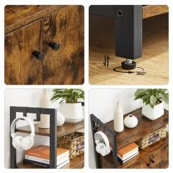 VASAGLE Badkommode »LSC602B01«, Küchenschrank, Badschrank, Beistellschrank mit Ablage, Industrie-Design, vintage -Vasagleau Geschaft a137f14b 0a0d 401c b7ed ef3e0be64c2e