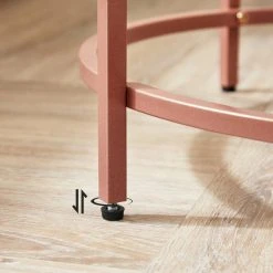 VASAGLE Beistelltisch »LGT20G/020B01«, Beistelltisch rund, kleiner Couchtisch, Glastisch mit Metallgestell, Nachttisch, Sofatisch Gold, Ros&eacute;gold, Schwarz -Vasagleau Geschaft a1fb3448 18ea 429c aaa7 941b06c703ce