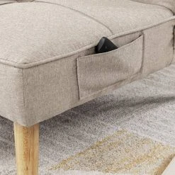 VASAGLE Schlafsofa »LCS701«, Schlafcouch, Bettsofa, 175 x 83 x 76 cm, Ausklappsofa, Wohnheim, grau Beige -Vasagleau Geschaft a3b1ce53 a71a 40ec 8f50 bca6a2da8ab6