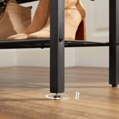 VASAGLE Schuhregal »LBS022B01«, Schuhregal, für 14 Paar Schuhe, erhöhte Seitenkanten, Industriestil, vintage -Vasagleau Geschaft a3ecff5d 4df2 4771 94a5 95d89e2f64be