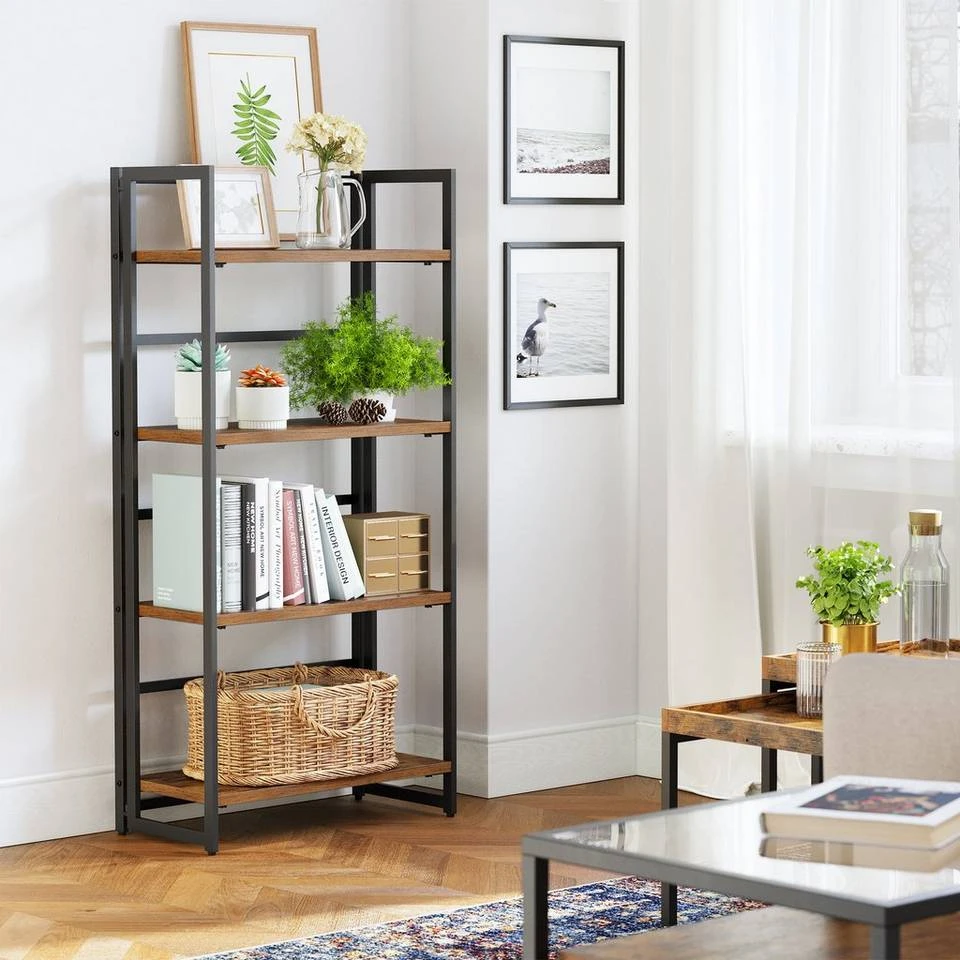 VASAGLE Standregal »LLS66X LLS88X«, Standregal, Bücherregal, Klappregal, vintage 9 VASAGLE Standregal »LLS66X LLS88X«, Standregal, Bücherregal, Klappregal, vintage – Bild 7