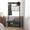 VASAGLE Garderobenständer »HSR46BX«, Garderobe mit 9 Kleiderhaken und Schuhregal, vintage -Vasagleau Geschaft a593b2ef ee06 4478 8e2e 39d667c68452
