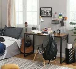 VASAGLE Schreibtisch »LWD59X LWD58X«, Computertisch, Bürotisch mit 8 Haken, Arbeitszimmer, einfacher Aufbau, Metall, vintage -Vasagleau Geschaft a6e5e94c 2484 42a6 b8ab 7920d9652a9f