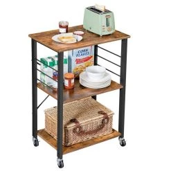 VASAGLE Servierwagen »KKS60XV1«, Küchenwagen, Rollwagen, Standregal mit 3 Regalböden, mit 6 Haken, vintage 14 VASAGLE Servierwagen »KKS60XV1«, Küchenwagen, Rollwagen, Standregal mit 3 Regalböden, mit 6 Haken, vintage -Vasagleau Geschaft a876cdc4 6ab7 4f8a 95a8 17a7b191e01a