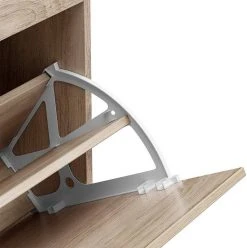 VASAGLE Schuhschrank »LBC602H LBC02WT« Schuhkommode, Trennwände verstellbar und abnehmbar, für 12 Paar Damenschuhe oder 8 Paar Herrenschuhe Eichefarben, Wei&szlig; -Vasagleau Geschaft a8a53aed 1dbb 46d6 804b c32b1a48dc2b