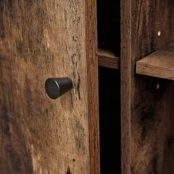 VASAGLE Kommode »LSC12BX«, Konsolentisch, Küchenschrank, Metallgestell mit Glasoberfläche, Industrie-Design, vintage -Vasagleau Geschaft ab3ac35a fb13 46cf 88f8 2e9a101e41e8