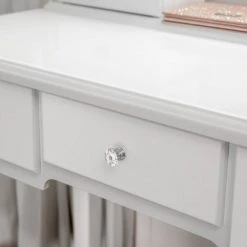 VASAGLE Schminktisch »RDT09WL«, Frisiertisch, Kosmetiktisch mit Beleuchtung, mit Spiegel und Hocker, 5 Schubladen -Vasagleau Geschaft aecd79f2 863e 4b6c 9591 ab0dcebeb0f6