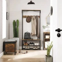 VASAGLE Garderobenständer »HSR45BX«, Kleiderständer mit Schuhregal, vintage 15 VASAGLE Garderobenständer »HSR45BX«, Kleiderständer mit Schuhregal, vintage -Vasagleau Geschaft afebd9ee ce57 46e4 99de 89375ad9d2f0