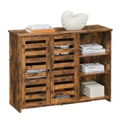 VASAGLE Kommode »LBF004X01«, Sideboard, Küchenschrank mit 2 Lamellentüren, freistehend, 100 x 35 x 75 cm, vintagebraun 18 VASAGLE Kommode »LBF004X01«, Sideboard, Küchenschrank mit 2 Lamellentüren, freistehend, 100 x 35 x 75 cm, vintagebraun -Vasagleau Geschaft b387a73c 02f6 437b a047 3b6816bdcfe1