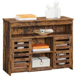 VASAGLE Anrichte »LBF003X01«, Beistellschrank, Küchenschrank mit Ablagen, Wohnzimmer, Esszimmer, Schlafzimmer, vintagebraun -Vasagleau Geschaft b3fc4454 27ca 4fc1 ad4e 0f148e94dc9c